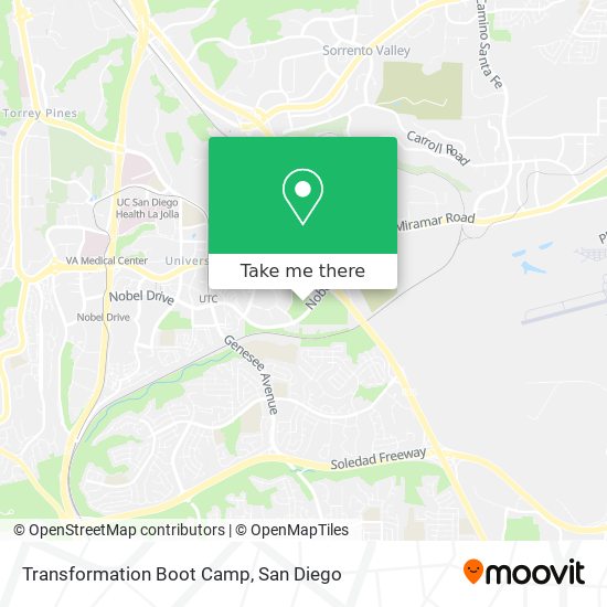 Transformation Boot Camp map