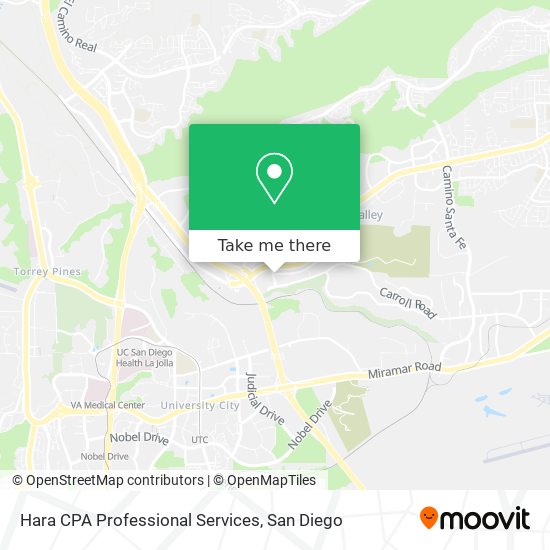 Hara CPA Professional Services map