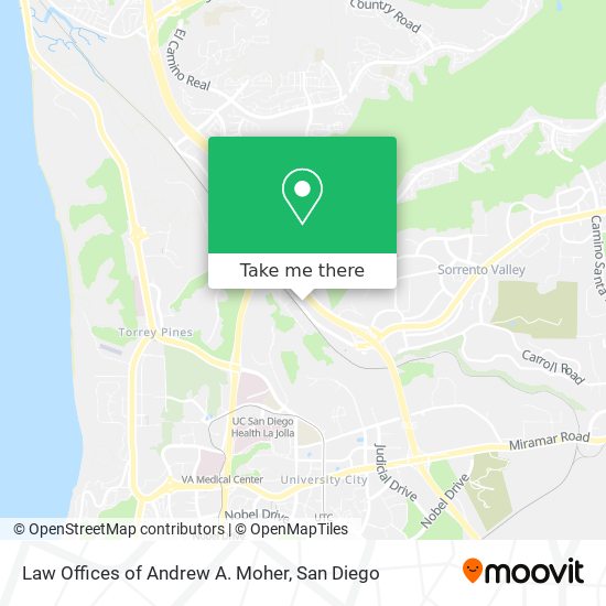 Mapa de Law Offices of Andrew A. Moher