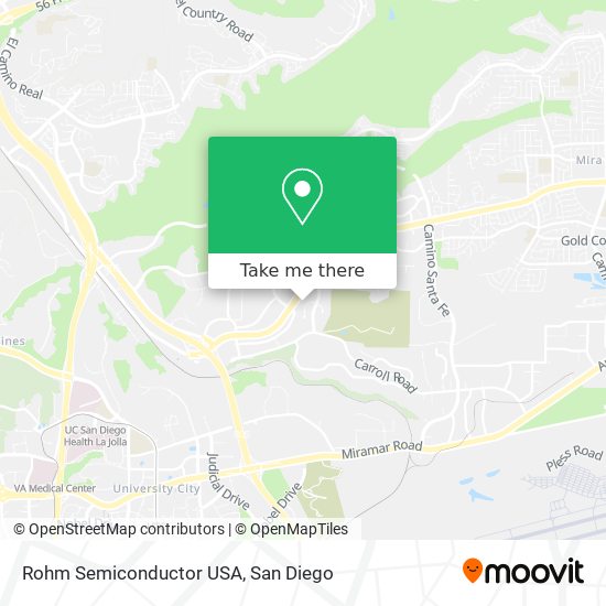 Rohm Semiconductor USA map