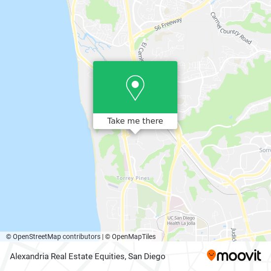 Alexandria Real Estate Equities map