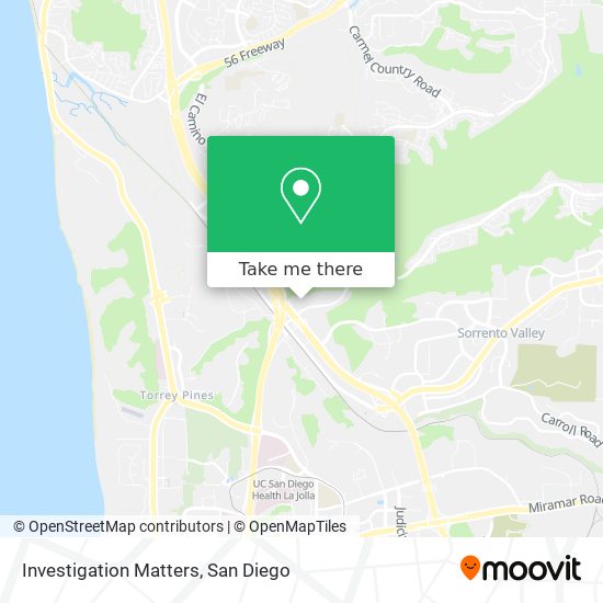 Investigation Matters map