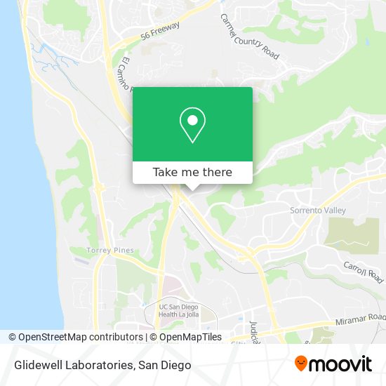 Glidewell Laboratories map