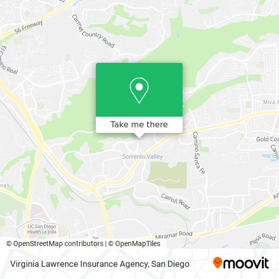 Virginia Lawrence Insurance Agency map