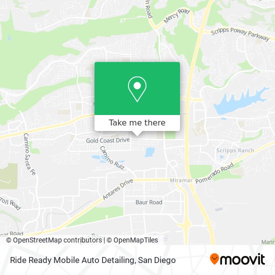 Ride Ready Mobile Auto Detailing map