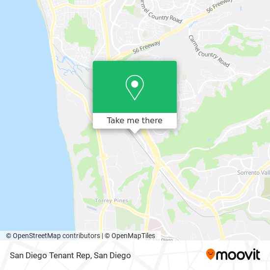 Mapa de San Diego Tenant Rep