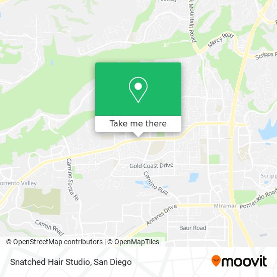 Snatched Hair Studio map