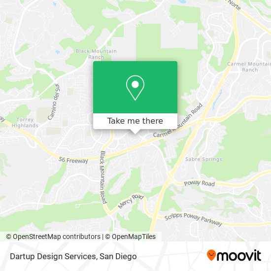 Dartup Design Services map