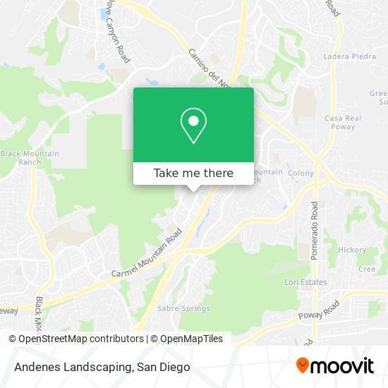 Andenes Landscaping map