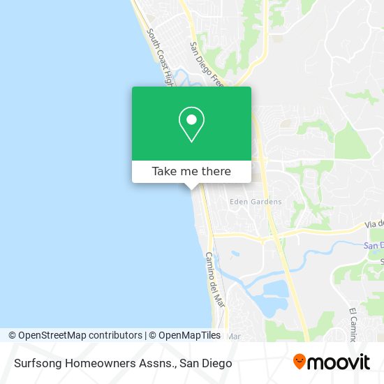 Surfsong Homeowners Assns. map