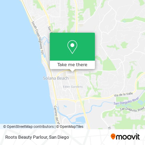 Roots Beauty Parlour map