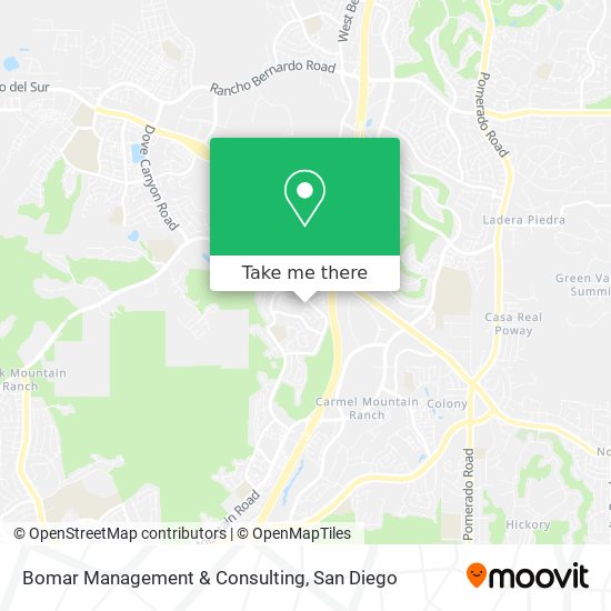 Bomar Management & Consulting map