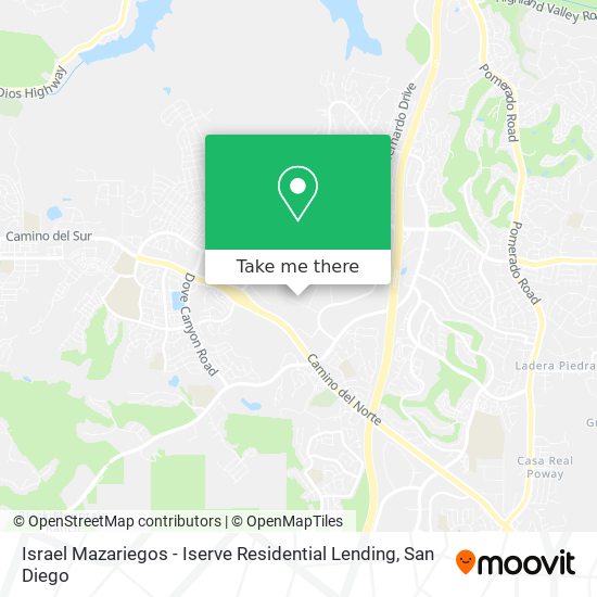 Mapa de Israel Mazariegos - Iserve Residential Lending