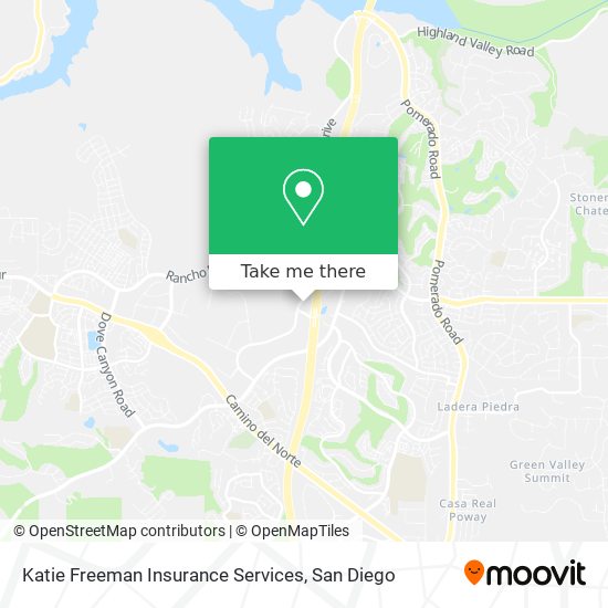 Katie Freeman Insurance Services map