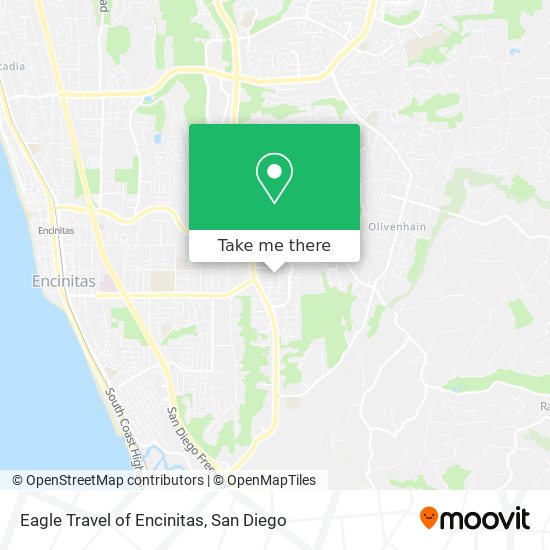 Eagle Travel of Encinitas map