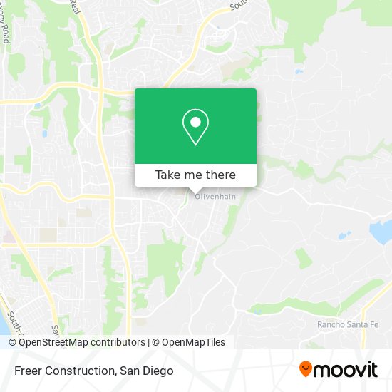 Freer Construction map