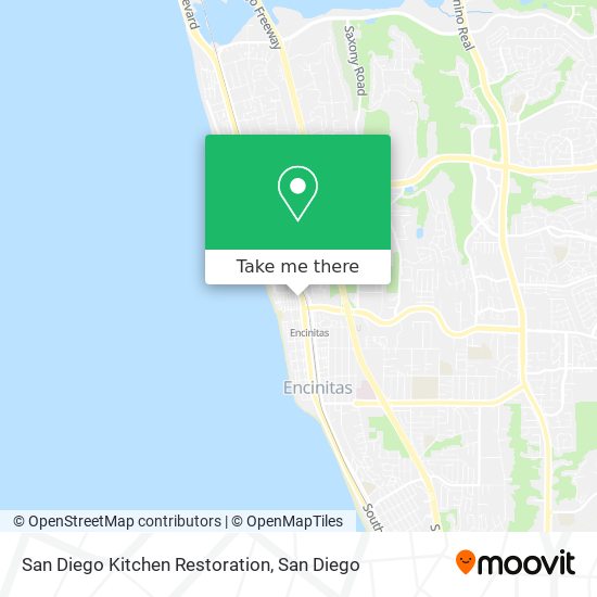 Mapa de San Diego Kitchen Restoration