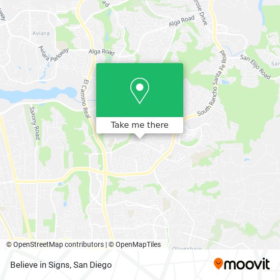 Believe in Signs map