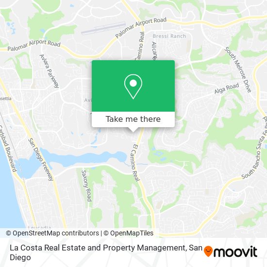 Mapa de La Costa Real Estate and Property Management