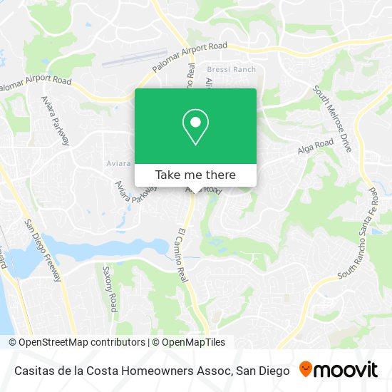 Mapa de Casitas de la Costa Homeowners Assoc