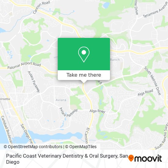 Pacific Coast Veterinary Dentistry & Oral Surgery map