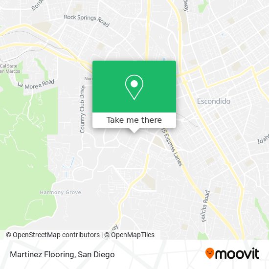 Mapa de Martinez Flooring