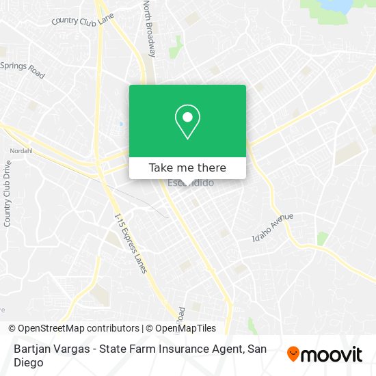 Bartjan Vargas - State Farm Insurance Agent map