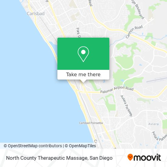 Mapa de North County Therapeutic Massage