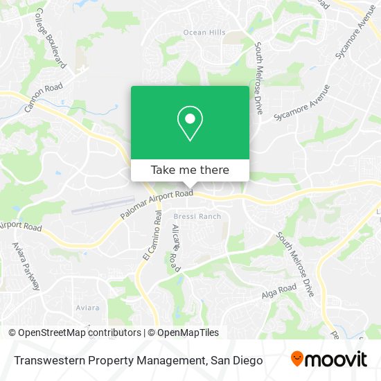 Transwestern Property Management map