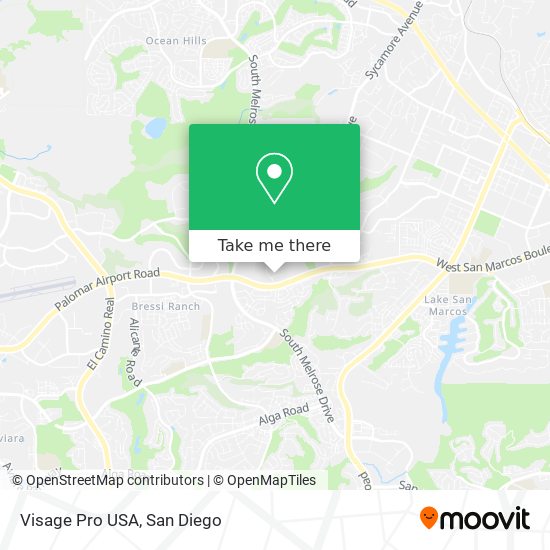 Visage Pro USA map