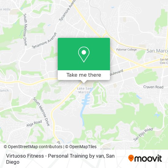 Virtuoso Fitness - Personal Training by van map