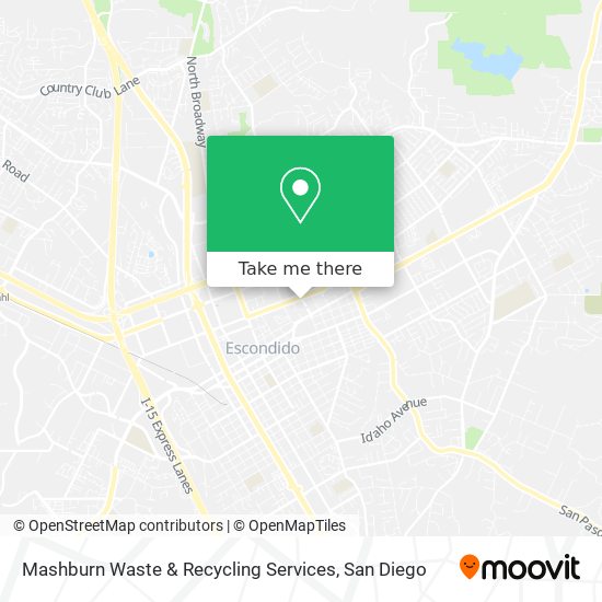 Mapa de Mashburn Waste & Recycling Services