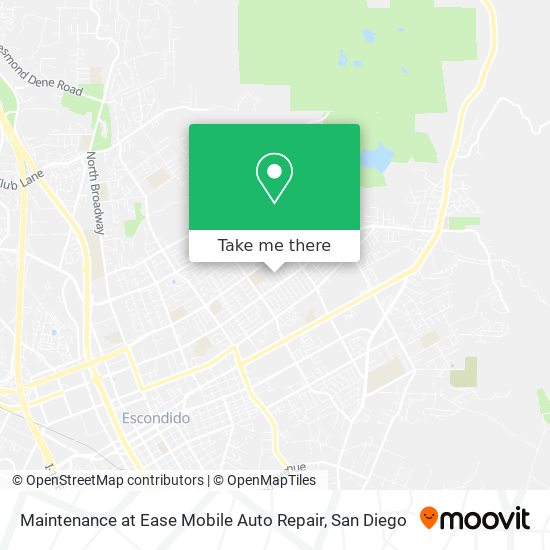 Maintenance at Ease Mobile Auto Repair map