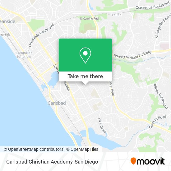 Carlsbad Christian Academy map