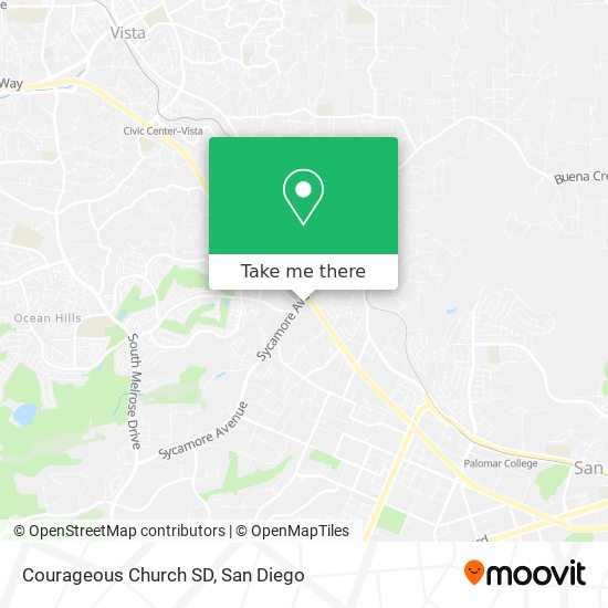 Courageous Church SD map