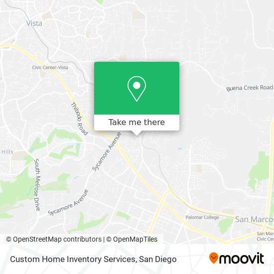 Custom Home Inventory Services map