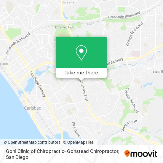 Gohl Clinic of Chiropractic- Gonstead Chiropractor map