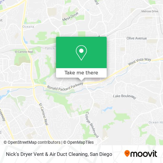 Mapa de Nick's Dryer Vent & Air Duct Cleaning