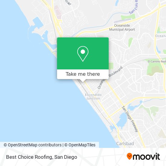 Best Choice Roofing map