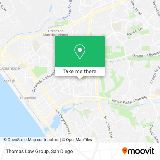 Thomas Law Group map