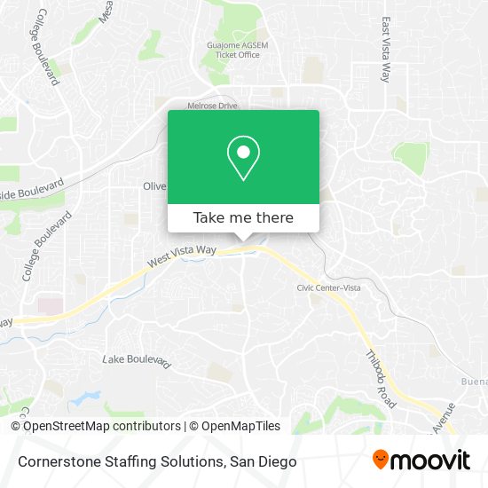 Cornerstone Staffing Solutions map