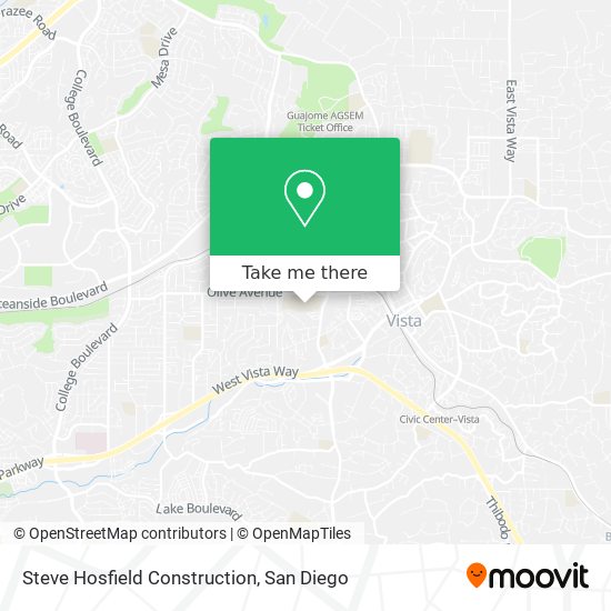 Mapa de Steve Hosfield Construction