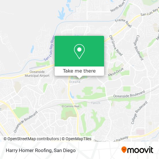Mapa de Harry Homer Roofing