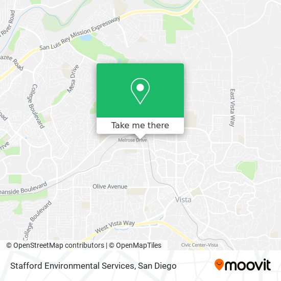 Stafford Environmental Services map