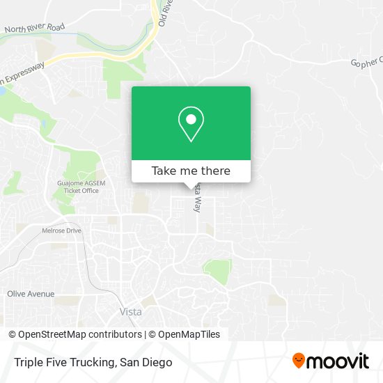 Triple Five Trucking map