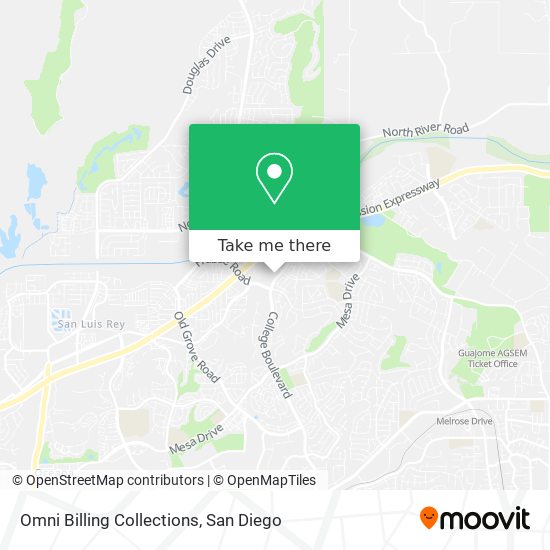 Mapa de Omni Billing Collections