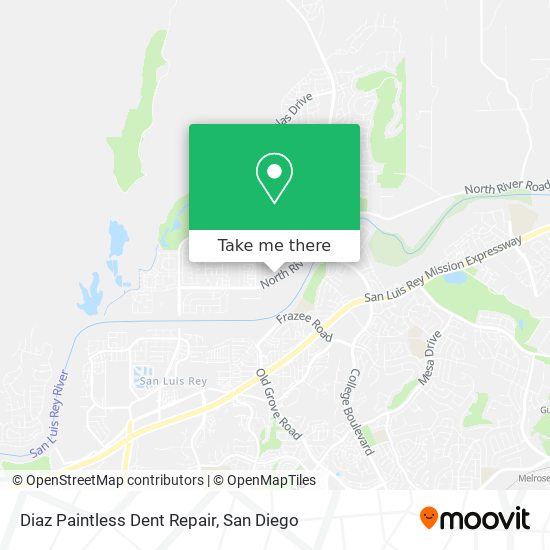 Mapa de Diaz Paintless Dent Repair