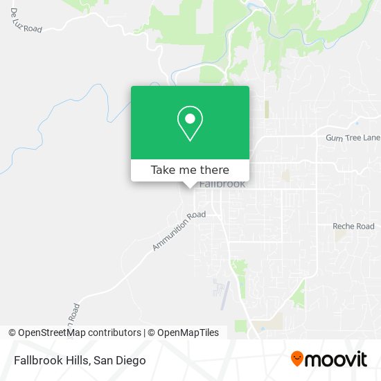 Mapa de Fallbrook Hills