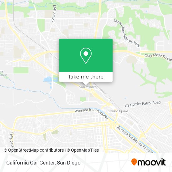 California Car Center map