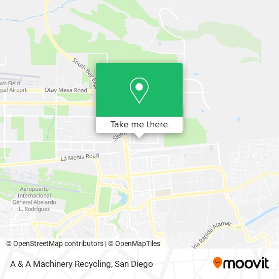 A & A Machinery Recycling map
